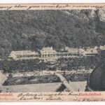 1902 Herkulesfürdő, Baile Herculane; Gyógyház, Gyógyliget / Cursalon, Curpark / spa, baths, park (b)