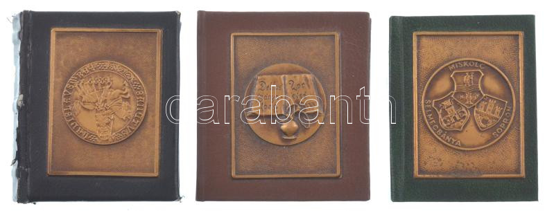 Jármai Ervin: R. Kiss Lenke bányászati érmei. Miskolc, 1984. Minikönyv lemezplakett-díszítéssel a külső borítón, '121.' számú sorszámozott példány, készült összesen 650 példányban. Újszerű állapotban + Dr. Gedai István: A