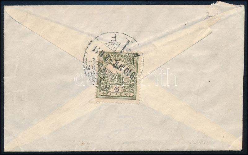 1910 gróf Apponyi Albert (1846-1933) autográf írással megcímzett levélborítékja - Image 2