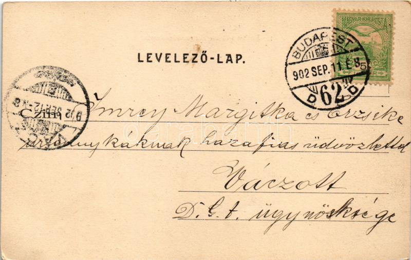 1902 Budapest XIII. Margitsziget, Alsó margitszigeti lak, villa. Divald Károly 59. sz. (EK) - Image 2