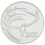 1999. 2000Ft Ag 'XXVII. Nyári Olimpia - Sydney' kapszulában, tanúsítvánnyal, dísztokban T:PP apró karc Adamo EM162