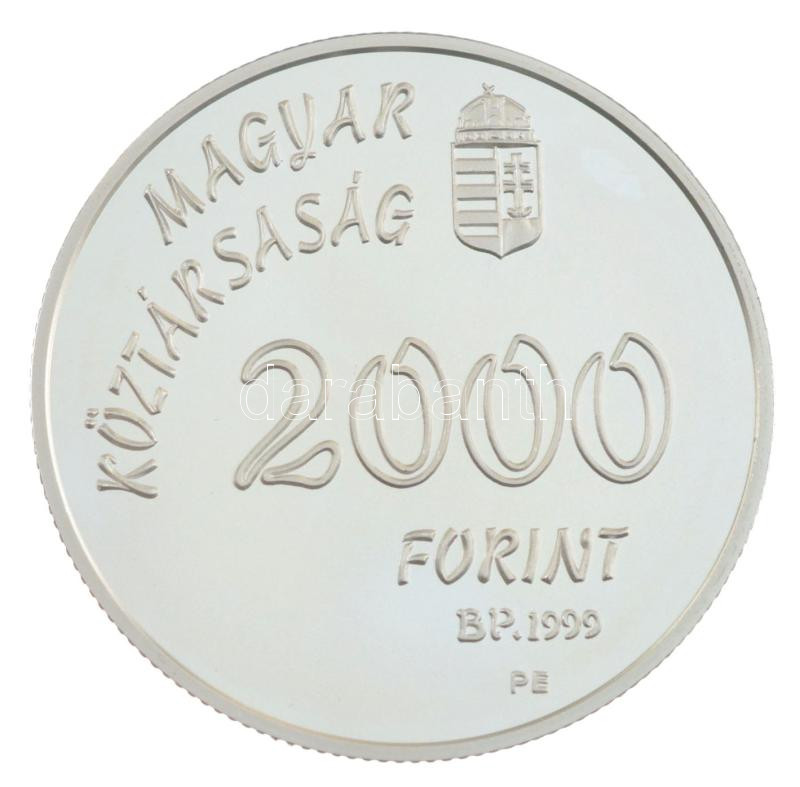 1999. 2000Ft Ag 'XXVII. Nyári Olimpia - Sydney' kapszulában, tanúsítvánnyal, dísztokban T:PP apró karc Adamo EM162 - Image 2