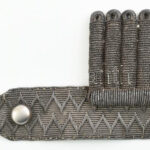 K. u. K., 1855 M medvekarom (egyenruhaujj paszomány, altiszti, ezüst, fél pár) / uniform trim, vice officer, half pair.