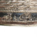 Aranyozott ezüst (Ag) gyűszű. Jelzett, mesterjegyes, 2,6 g 20 mm / Silver thimble - Image 3