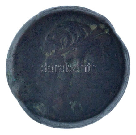 Ptolemaida Egyiptom / Kr. e. 3-2. század Bronz érme (19,23g) T:F,VG Ptolemaic Egypt / 3rd-2nd century BC Bronze coin 'BASILEOS PTOLEMAIOU' (19,23g) C:F,VG