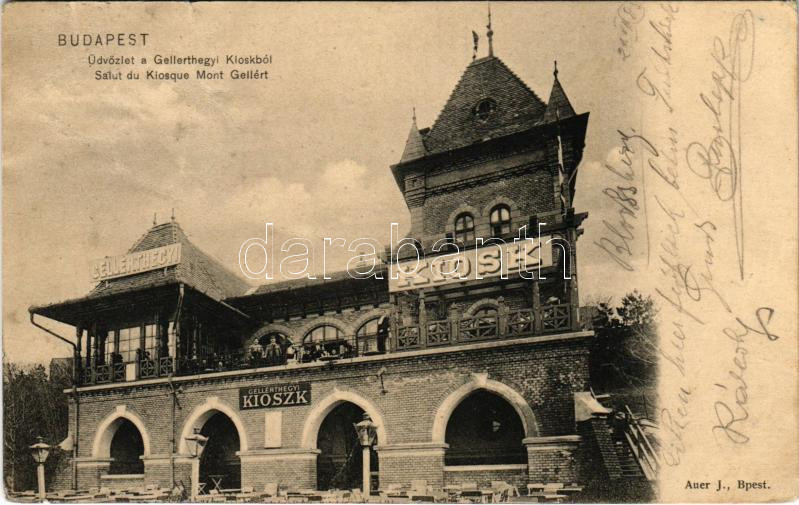 Budapest XI. Gellérthegyi Kiosk vendéglő (ázott / wet damage)