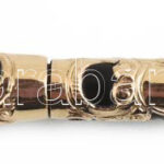 Arany (Au/14k) foglalatos töltőtoll, jelzés nélkül, h: 10 cm, bruttó: 10g