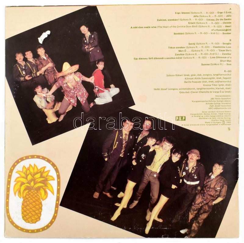 R-GO - R-GO, Vinyl, LP, Album, Magyarország 1983 (A Lemez az VG+ állapotban van a borító kicsit kopottas) - Image 2