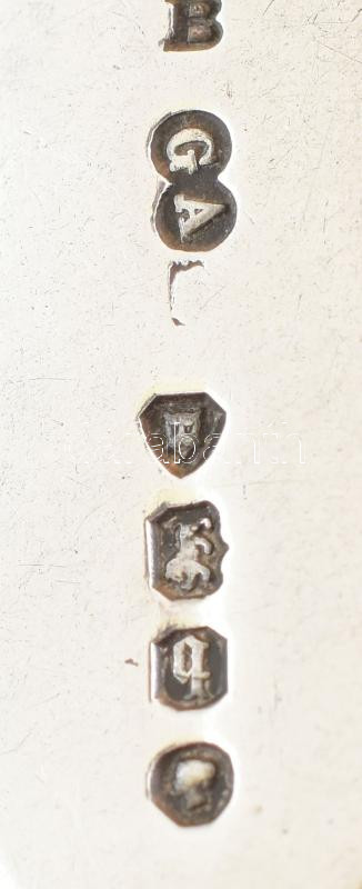 Ezüst(Ag) mini merőkanál, jelzett, h: 10,4 cm, nettó: 13,7 g - Image 2