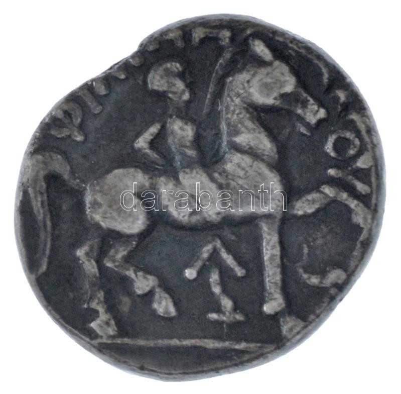 Keleti Kelták / Dunai régió. Kr. e. ~3-2. század II. Philipposz makedón király Ag Tetradrachmájának imitációja (11,22g) T:VF Eastern Celtic Tribes / Danub region ~3rd-2nd century BC Imitation of an Ag Tetradrachm of Philip II of Macedon - Image 2