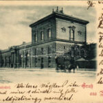 1898 (Vorläufer) Wien, Vienna, Bécs III. Aspang Bahnhof / railway station (fl)