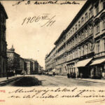 1906 Wien, Vienna, Bécs III. Rennweg, Josef Haidinger Fleischhauer / street, butcher shop (EK)