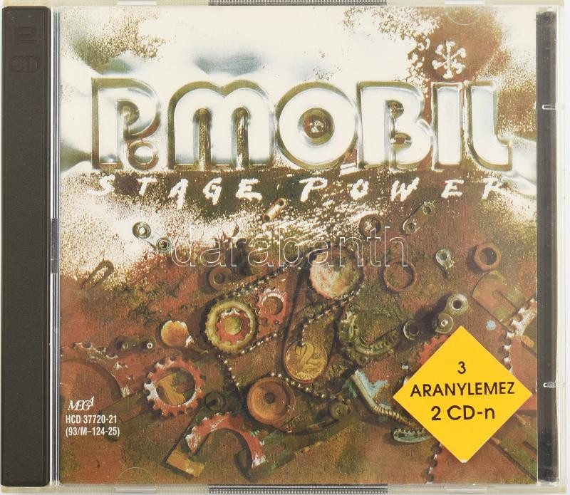 P. Mobil - Stage Power. 2 x CD, Compilation, Mega, Magyarország, 1993. VG