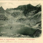 1898 (Vorläufer) Tátra, Magas-Tátra, Vysoké Tatry; Béka-tó és Tengerszemcsúcs / Froschsee und Meeraugespitze / lake, mountain peak