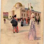 Wien, Vienna, Bécs; Gebäude der Secession. Art Nouveau litho (EK)