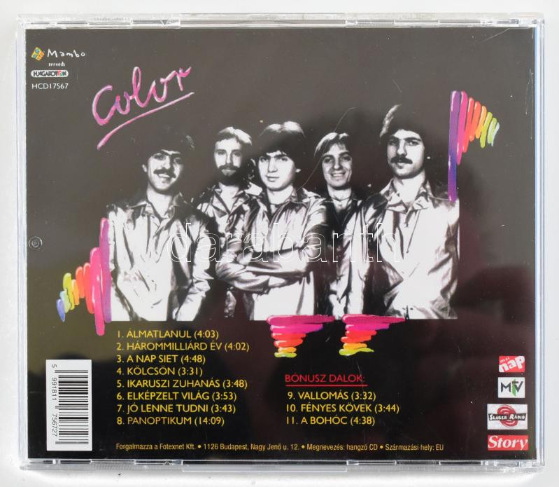 Color - Color. CD, Album, Hungaroton, Magyarország, 2018. VG+ - Image 2