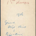 1916 Rippl-Rónai József (1861-1927) festőművész Rudolf Stöger-Steiner von Steinstadt tábornok társaságában, hátoldalon Rippl Rónai József autográf feliratával! Fotó, felületén törésnyomok, 18×13 cm - Image 2