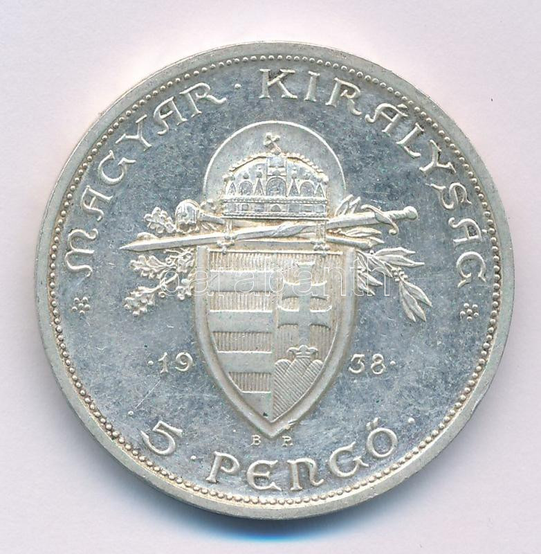 1938. 5P Ag 'Szent István' T:AU Adamo P8.1 - Image 2