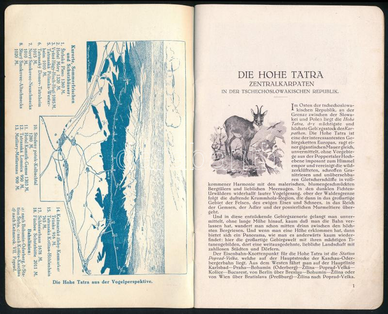 1931 Hohe Tatra a Magas Tátra gyógy- és fürdő helyei képes füzet 32p - Image 2
