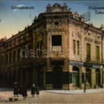 1918 Székesfehérvár, Közgazdasági bank, Takarékpénztár rt., Virág Sándor és Lövy Gyula üzlete (EB)