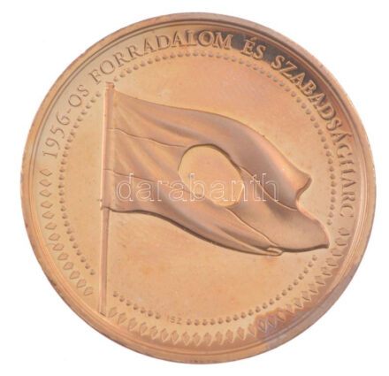 Ifj. Szlávics László (1959-) 2016. 'Nemzetünk forradalmai / 1956-os forradalom és szabadságharc' bronz emlékérem gyűjtői albumban (36mm) T:UNC