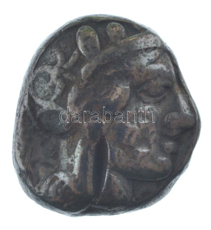 Makedónia / Athén / II. Philipposz Kr.e. 359-336. Tetradrachma Ag (17,02g) T:VF mindkét oldalon bevágás Macedonia / Athens / Philip II 359-336 BC Tetradrachm Ag 'AOE (ATHE)' (17,02g) C:VF cut in on both sides
