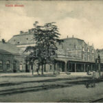 1911 Cegléd, vasútállomás. Sebők Béla kiadása (fl)