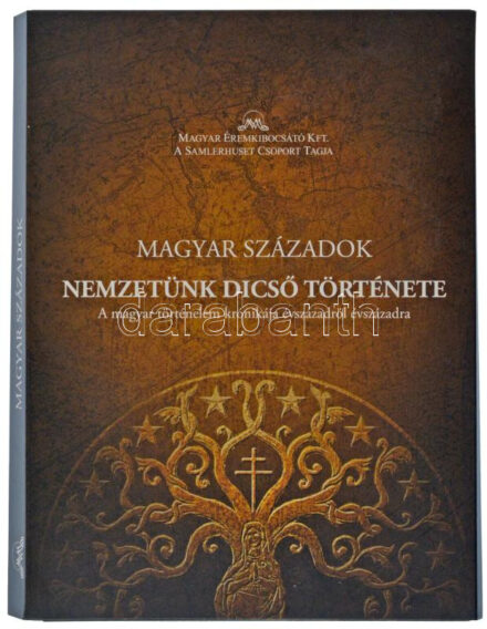 DN 'Magyar századok - nemzetünk dicső története' emlékérem szett gyűjtői mappája 13db férőhellyel