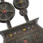 Pap Zoltán: Falplasztika. Bronz, kopásokkal, jelzés nélkül, 24x13,5 cm - Image 2