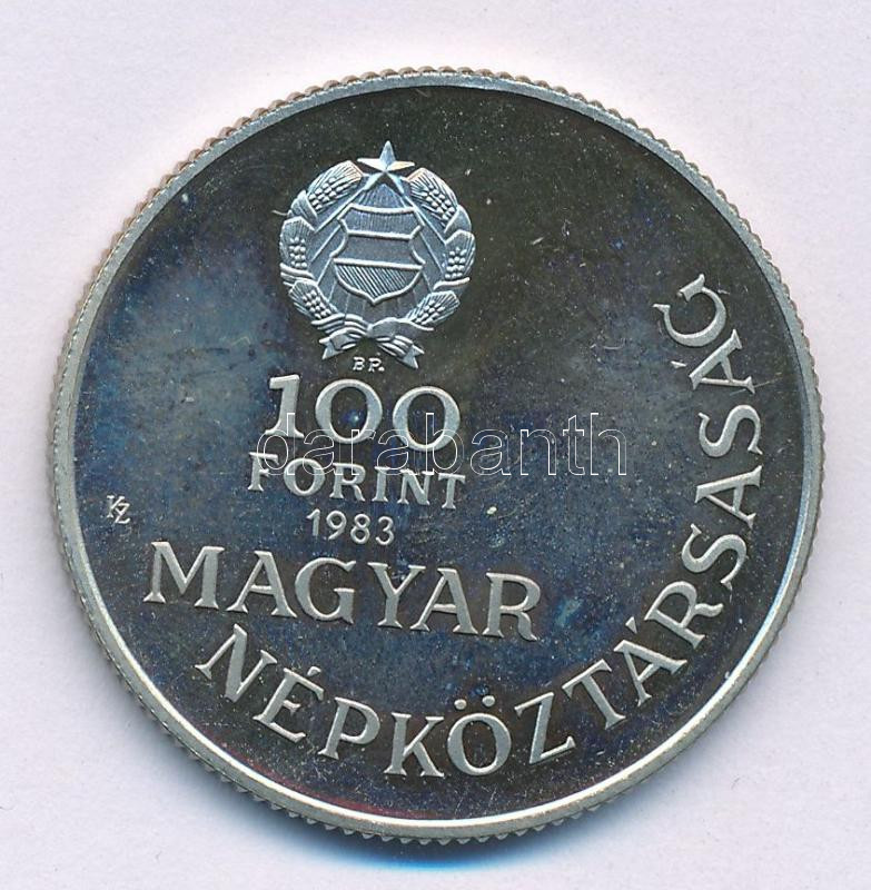 1983. 100Ft Cu-Ni-Zn 'Széchenyi István' T:UNC (eredetileg PP) Adamo EM75 - Image 2