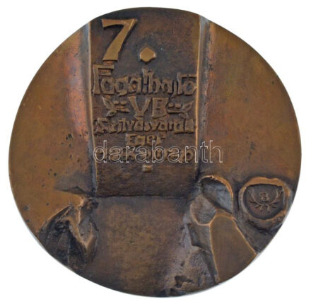 Sebestyén Sándor (1949-2010) 1984. '7. Fogathajtó VB. Szilvásvárad-Eger / 7th World Driving Championship' bronz emlékplakett (100mm) T:AU