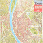 1986 Budapest panorámatérképe, Bp., Kartográfiai Vállalat, 91x67 cm