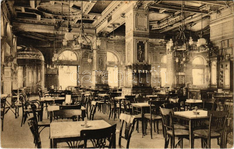Budapest VIII. Bodó kávéház, belső. József körút 52. (EK)
