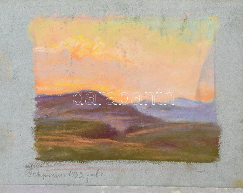 Bertalan Rózsa (1900-1987): 3db vázlatrajz könyv. Jelzett, 30x23 cm - Image 3