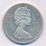 Kanada 1965. 1$ Ag 'II. Erzsébet' T:XF Canada 1965. 1 Dollar Ag 'Elizabeth II' C:XF Krause KM#64.1