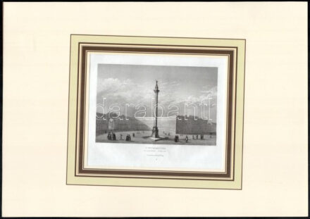 Cca. 1850. St. Petersburg. Acélmetszet, papír, 12x15 cm