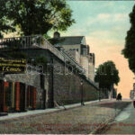 1911 Tartu, Garten Strasse mit Wanemuine / street, shop of G. Sako (EK)
