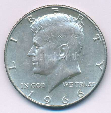 Amerikai Egyesült Államok 1966. 1/2$ Ag 'Kennedy' T:XF USA 1966. 1/2 Dollar Ag 'Kennedy' C:XF Krause KM#202a