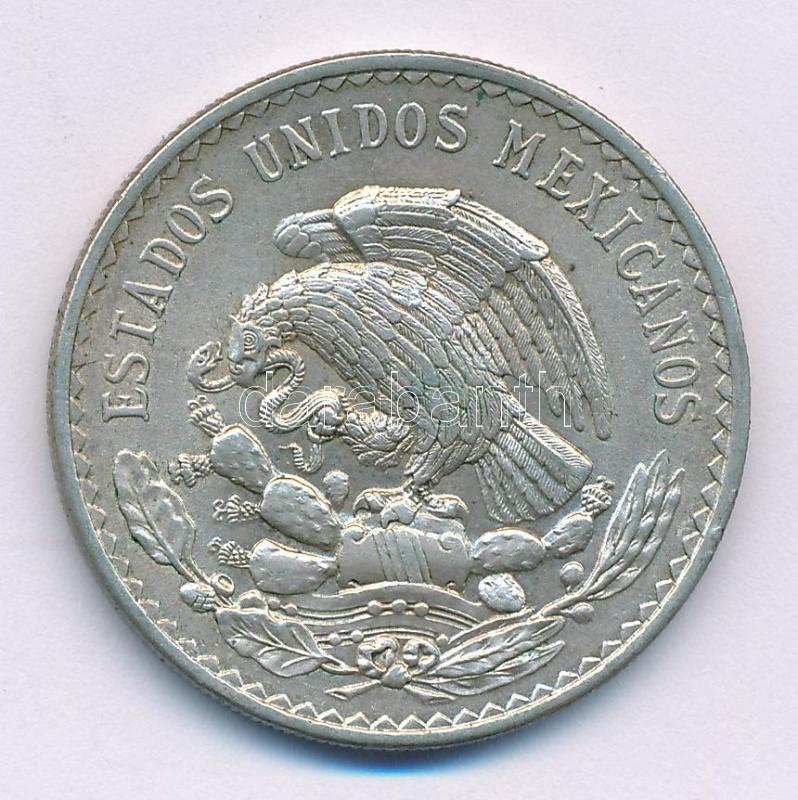 Mexikó 1947. 1P Ag T:AU,XF Mexico 1947. 1 Peso Ag T:AU,XF Krause KM#456 - Image 2