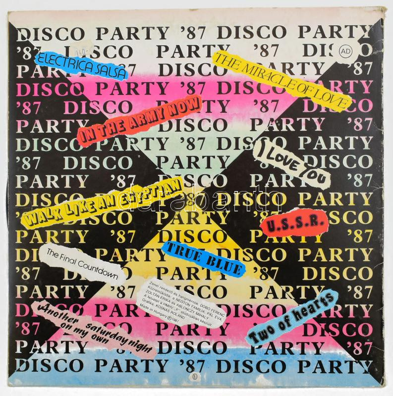 Neoton Família - Disco Party '87, Vinyl, LP, Magyarország 1987 (VG+) - Image 2