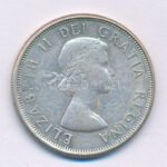 Kanada 1963. 50c Ag 'II. Erzsébet' T:AU,XF Canada 1963. 50 Cents Ag 'Elizabeth II' C:AU,XF