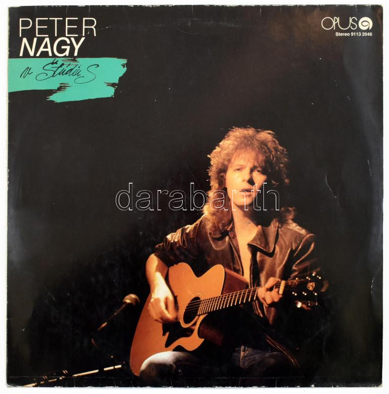 Peter Nagy - V Štúdiu S. Vinyl, LP, Album, Opus, Csehszlovákia, 1988. VG+, a borító megviseltebb állapotban.