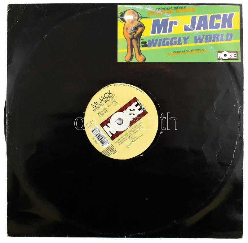 Mr Jack - Wiggly World, Vinyl, 12', Belgium (A lemez az VG+ állapotú azonban a borító megviselt)
