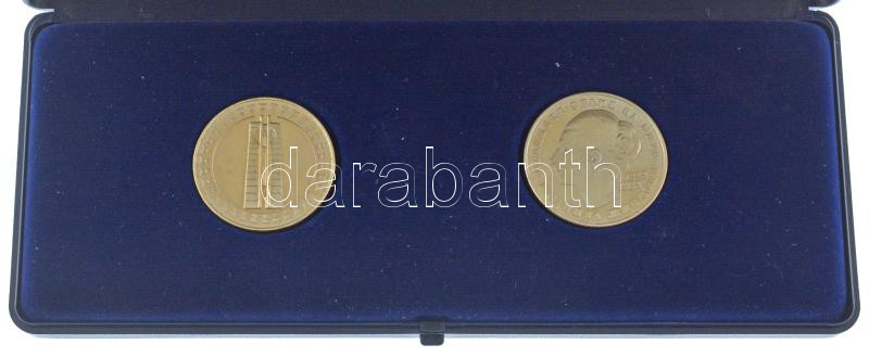 Bulgária 1982. 5L Cu-Ni 'Lyudmila Zhivkova' + 5L Cu-Ni '2. Nemzetközi Gyermekgyűlés', együtt, műanyag dísztokban T:PP fo. Bulgaria 1982. 5 Leva Cu-Ni 'Lyudmila Zhivkova' + 5 Leva Cu-Ni '2nd International Children's Assembly', together in - Image 2