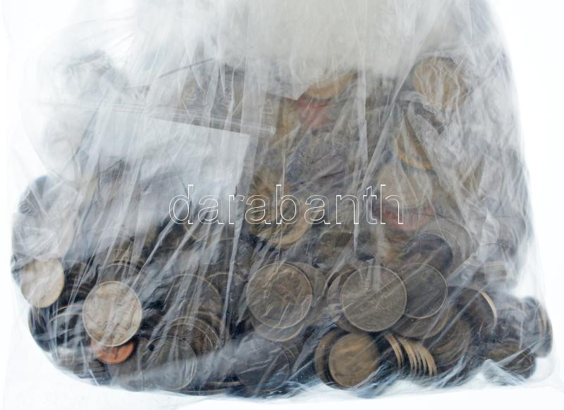 ~2,1kg vegyes belga, francia és német (NSZK) érmetétel T:vegyes ~2,1kg mixed belgian, french and german (FRG) coin lot C:mixed