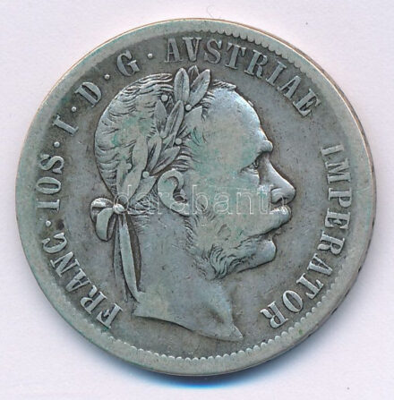 Ausztria 1878. 1Fl Ag 'Ferenc József' T:F patina Austria 1878. 1 Florin Ag 'Franz Joseph' C:F patina Krause KM#2222