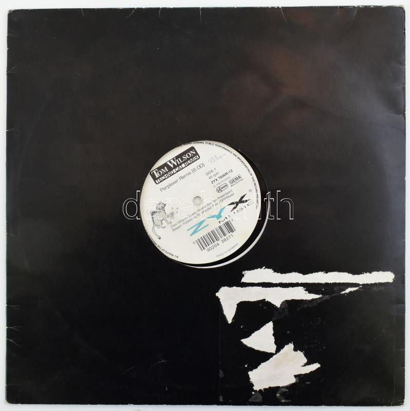 Tom Wilson - Techno Cat (Remix). Vinyl, 12', 45 RPM, 33 1/3 RPM, ZYX Music, Németország, 1995. VG, sérült borítóban.