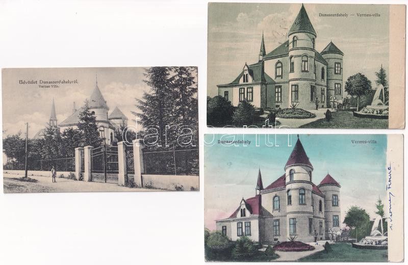 Dunaszerdahely, Dunajská Streda; 9 db RÉGI város képeslap / 2 pre-1940 town-view postcards - Image 2
