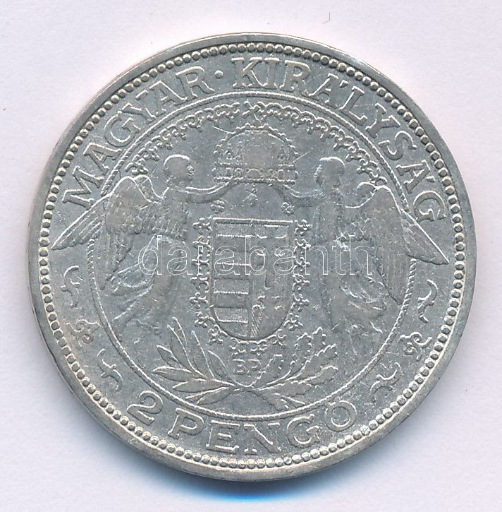 1929. 2P Ag 'Madonna' T:VF Adamo P7 - Image 2