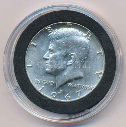 Amerikai Egyesült Államok 1967. 1/2$ Ag 'Kennedy' T:AU patina USA 1967. 1/2 Dollar Ag 'Kennedy' C:AU Krause KM#202a